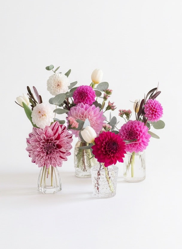 Blooms Bottles in Pastel