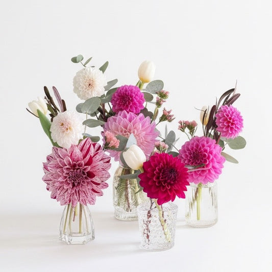 Blooms Bottles in Pastel