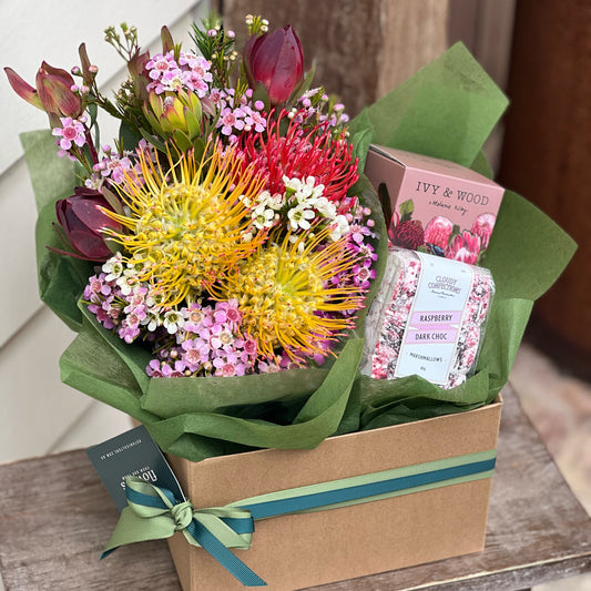 Treat Yourself Bloom Box with Candle