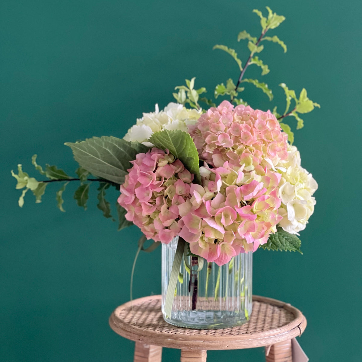 flowers from our farm | hydrangea vase