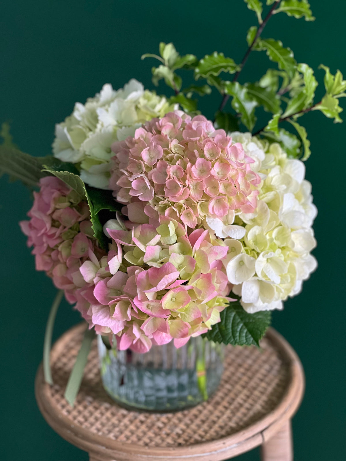 flowers from our farm | hydrangea vase