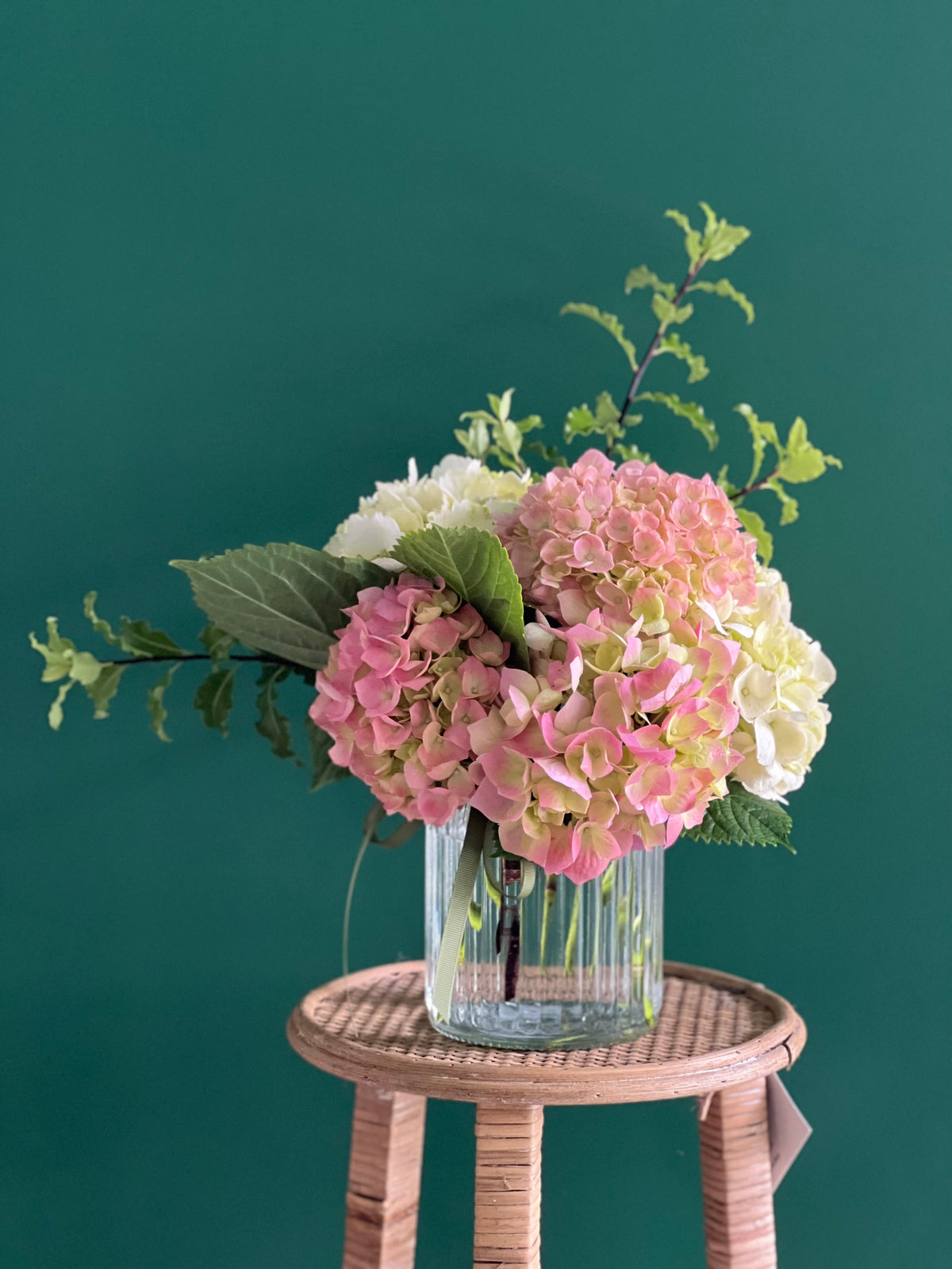 flowers from our farm | hydrangea vase