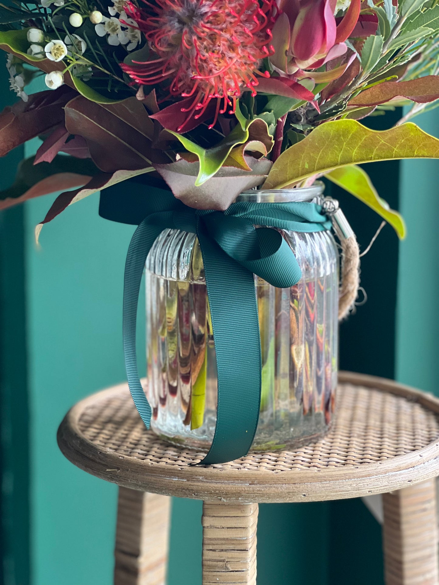 Native Flower Posy in Vase